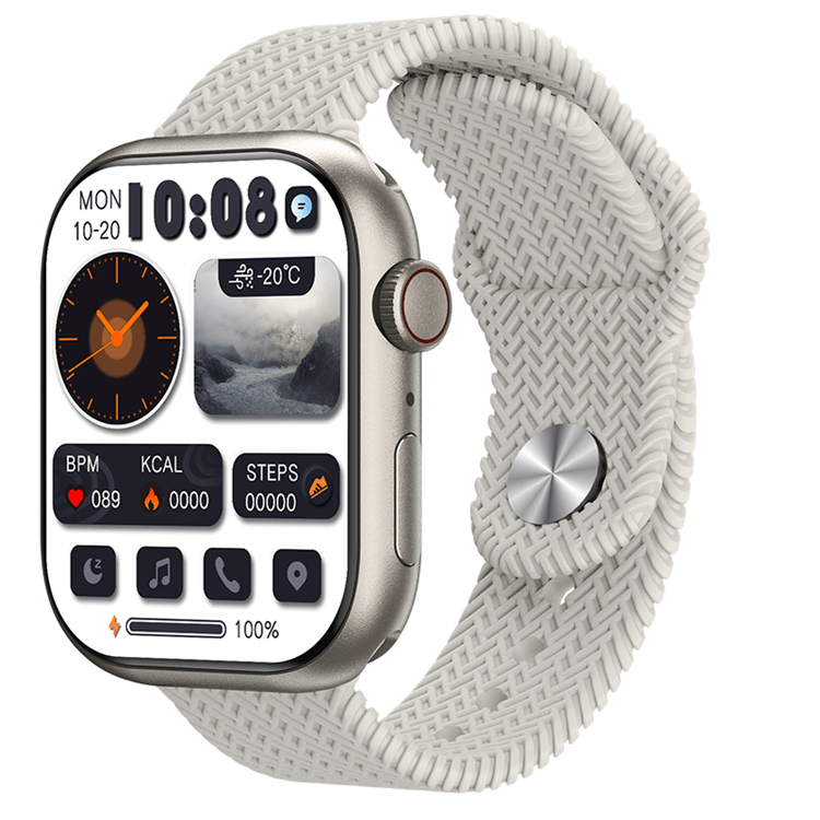 Hk9 Pro Max+ Smartwatch 2.02 Amoled Screen Support Local Music Tws Connection With Wearfit Pro App Black