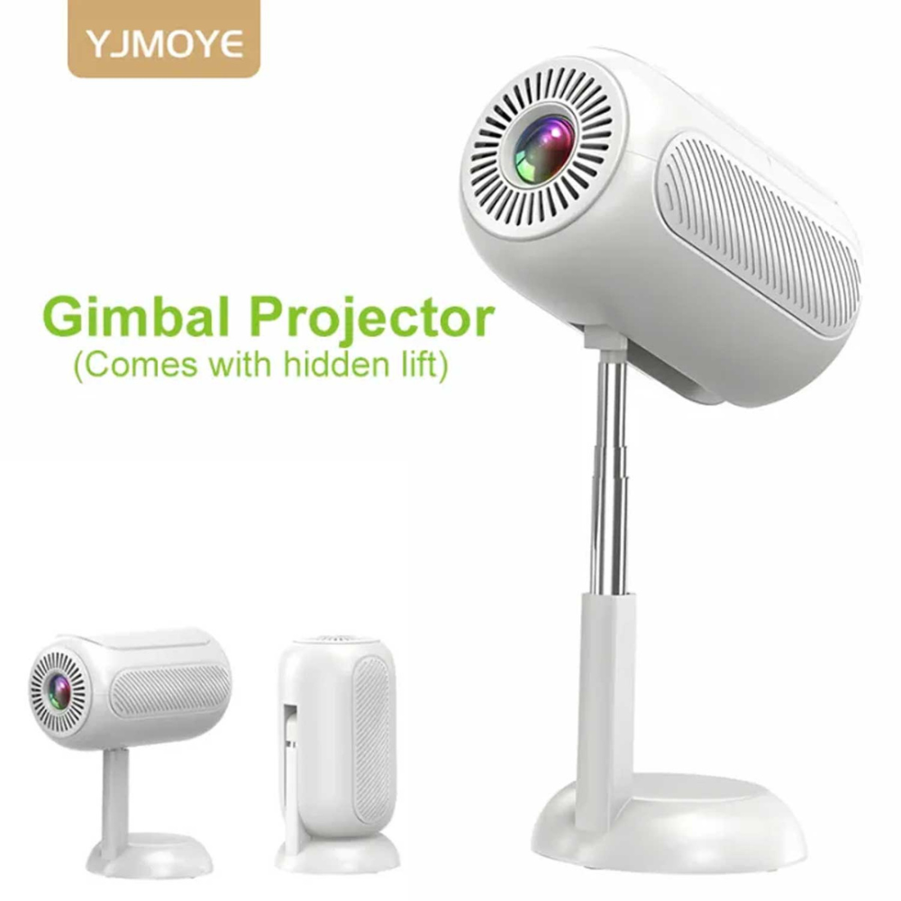TS-6 YJMOYE 4K Smart Mini Projector | Android 11, WiFi 6, Portable Home Cinema