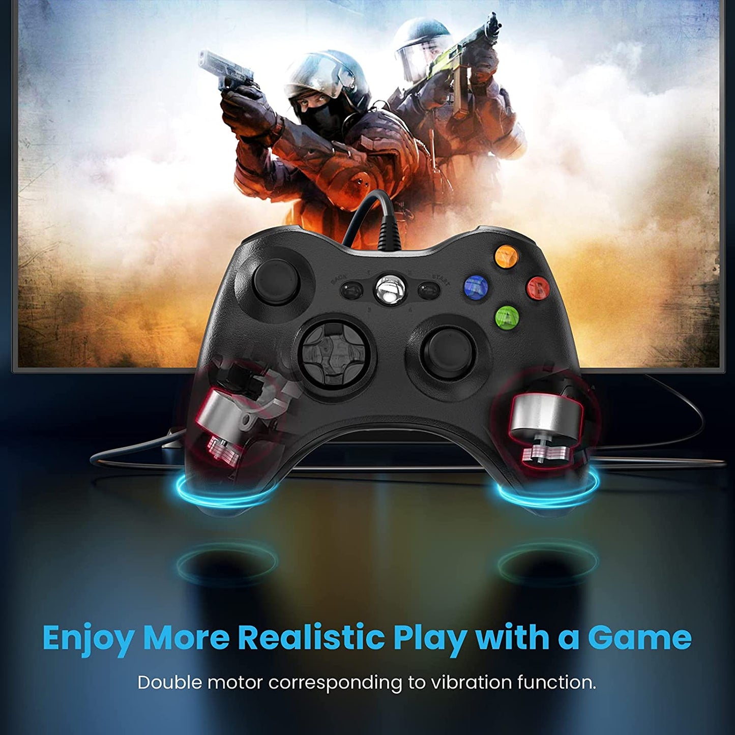 Xbox 360 Wired Controller For Windows & Xbox 360 Console