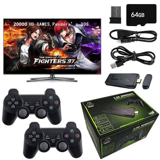 M8 Game Stick Console 4K With TWO Game Controllers