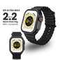2.2 Inch X8 Ultra Max With Compass Smart Watch Series 8 Nfc Always-on Display & Wireless Charging With Wearfit Pro App Black
