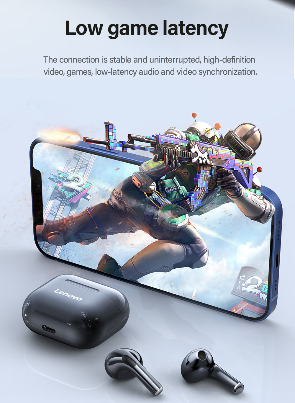 Lenovo Lp40 Pro Tws Earphones Wireless Bluetooth 5.1