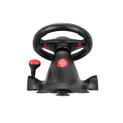 Xtrike Me Gp-903 Racing Wheel With Dual Vibration Motors Realistic Gaming Experience