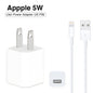 Iphone Usb 5W Power Adaptor US Pin With Lightning to Usb Cable