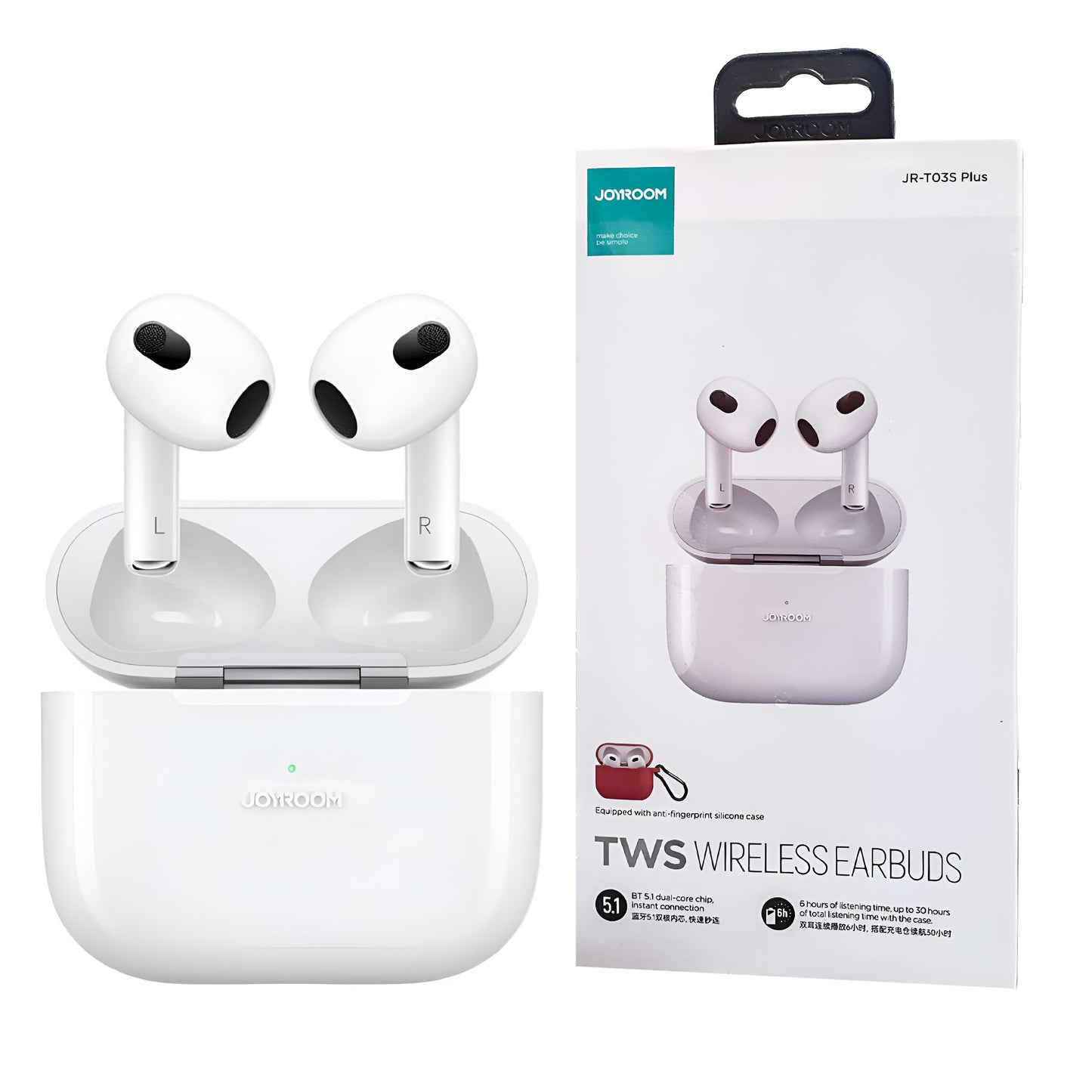 Joyroom Jr-t03s Plus 4th Generation High Quality Tws Bluetooth Headset