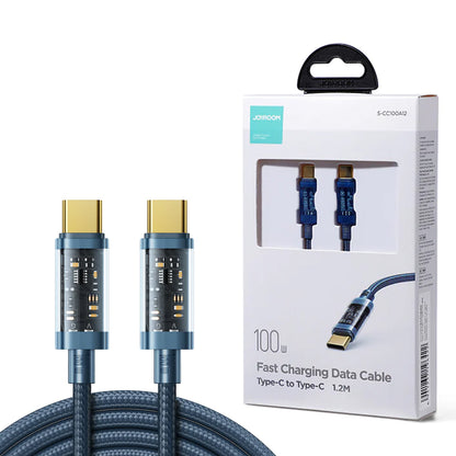 Joyroom S-cc100a12 Type-c To Tpye-c 100w Data Cable 1.2m Black