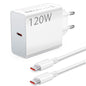 XIAOMI 120W EU PLUG QC3.0 FAST QUICK WALL CHARGER WITH TYPE-C TO C CABLE
